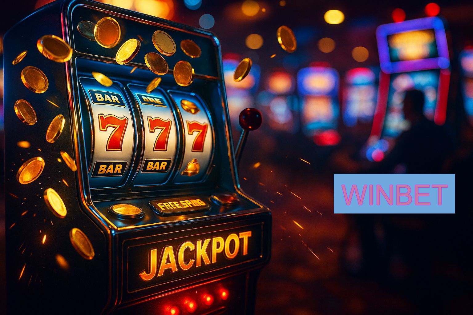 Diversos jogos de caça-níqueis